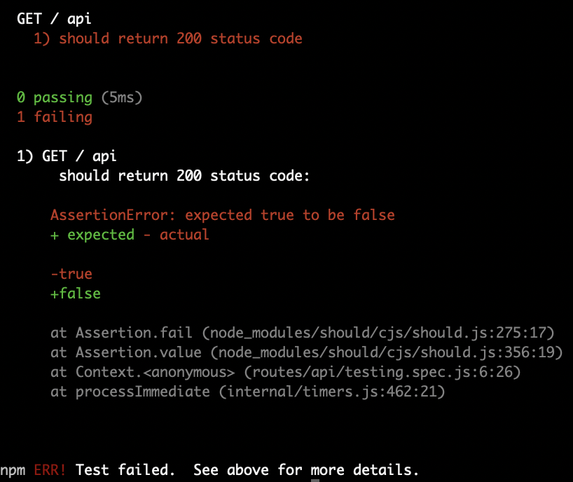 about test code - space for mapping